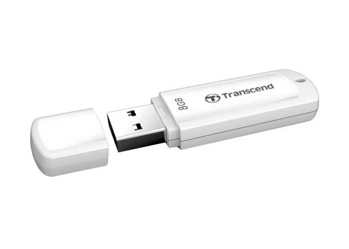 USB Flash накопитель Transcend JetFlash 730, 8Гб, Белый
