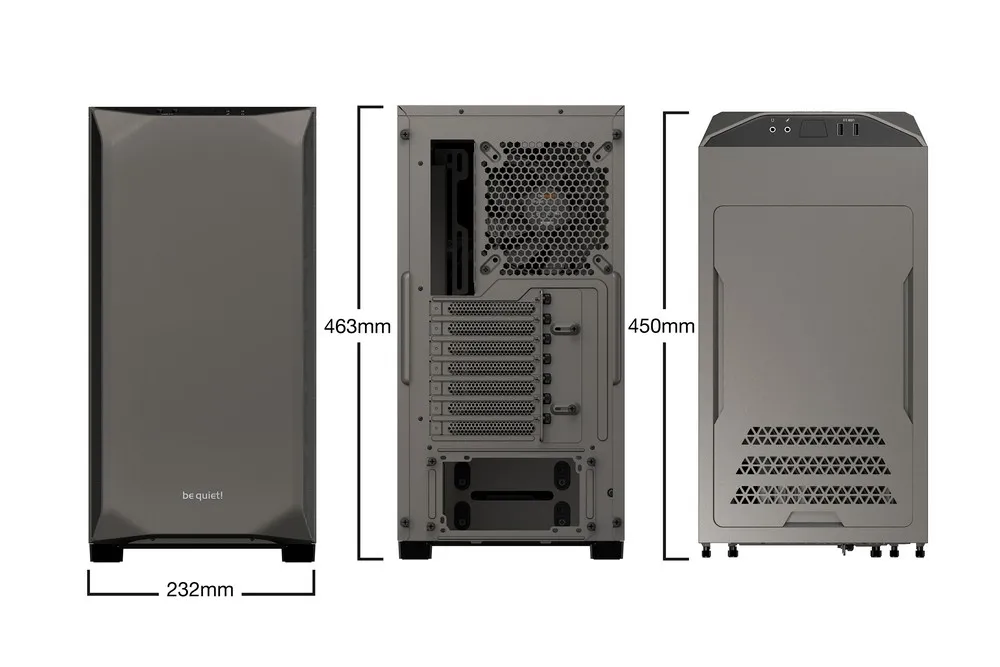 Carcasă PC be quiet! Pure Base 500 Window, Midi-Tower, ATX PS2 , Gri