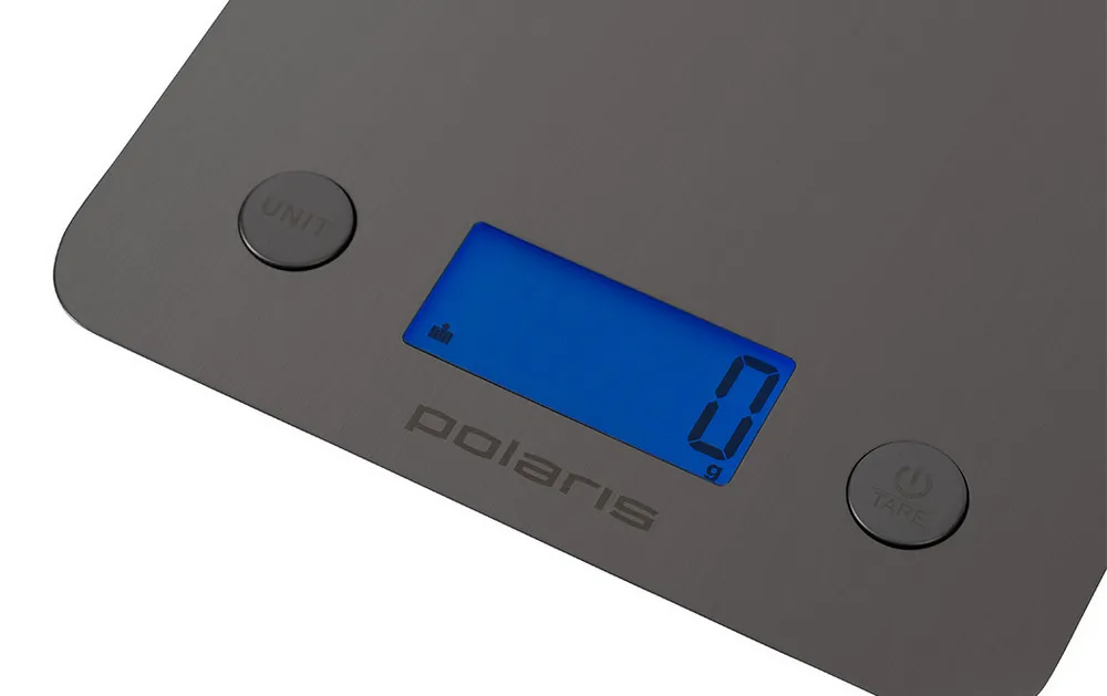 Cântar electronic de bucătărie Polaris PKS0547DM, Argintiu