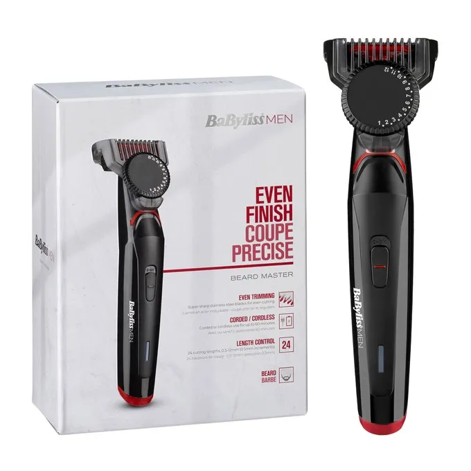 Мужской Триммер BaByliss Beard Master T861E, Чёрный