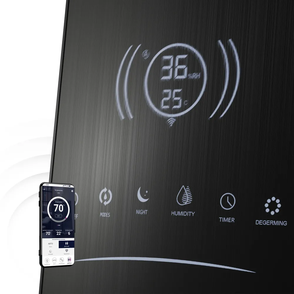 Umidificator de aer Polaris PUH9105, Negru