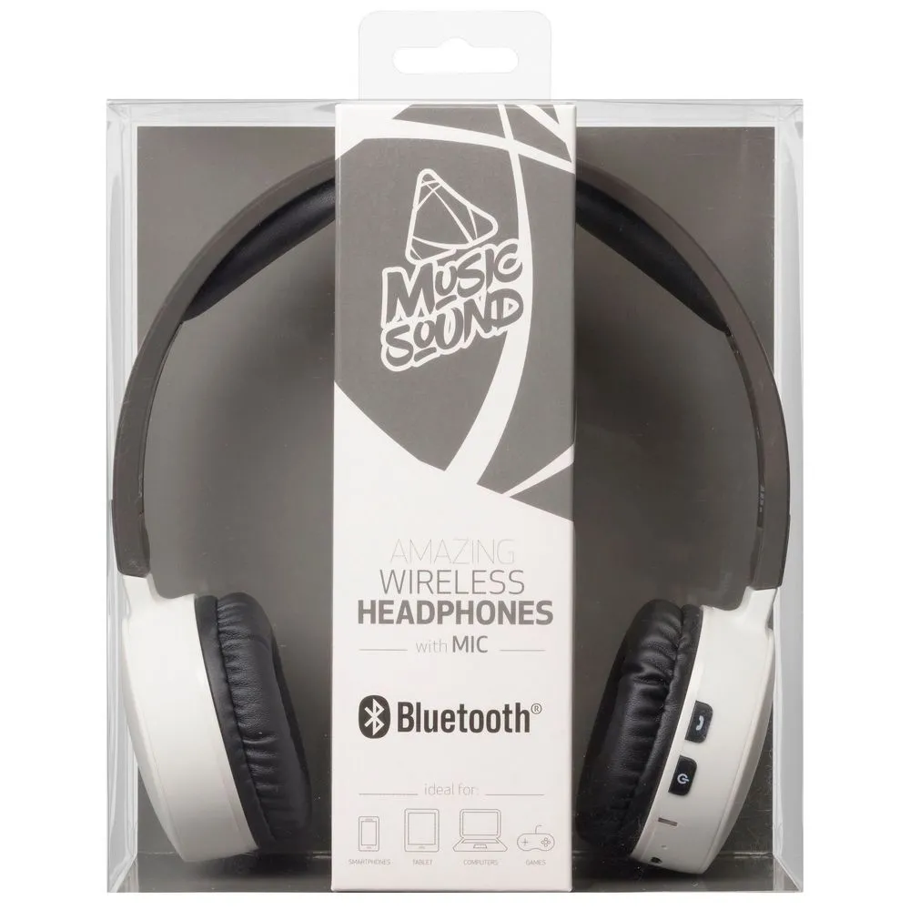 Наушники Cellularline Music Sound, Белый/Чёрный