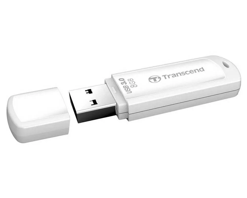 USB Flash накопитель Transcend JetFlash 730, 8Гб, Белый