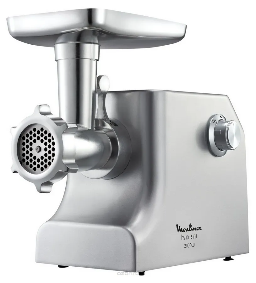 Мясорубка Moulinex HV10 ME858D32, Серебристый