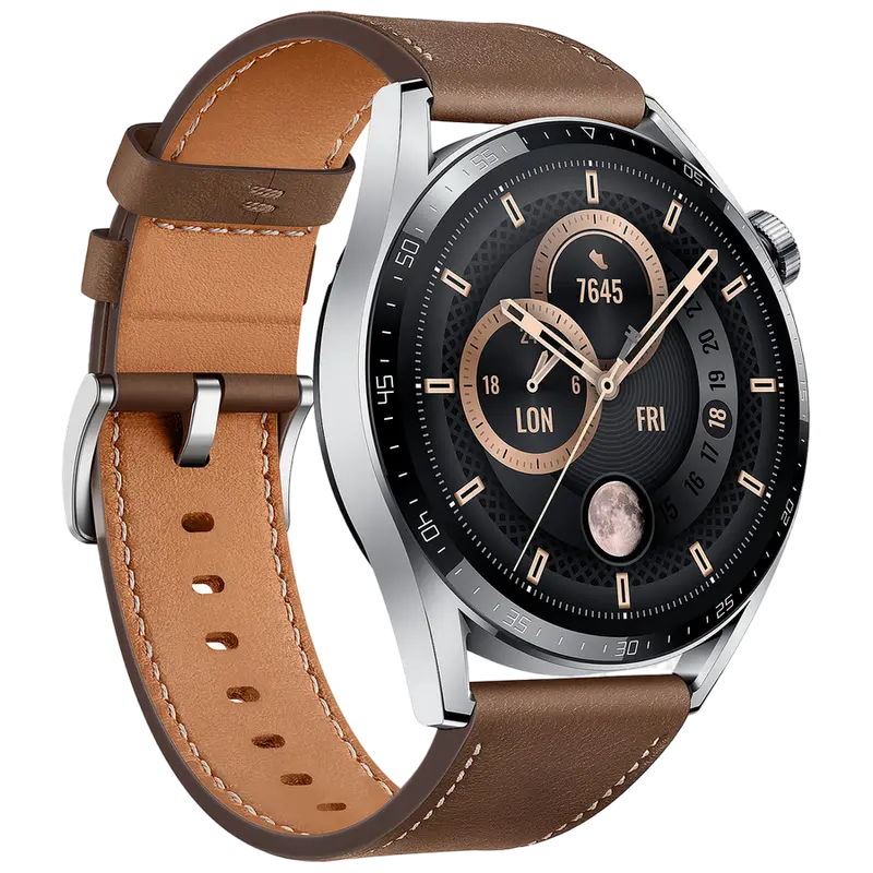 Ceas inteligent Huawei WATCH GT 3, 46mm, Negru