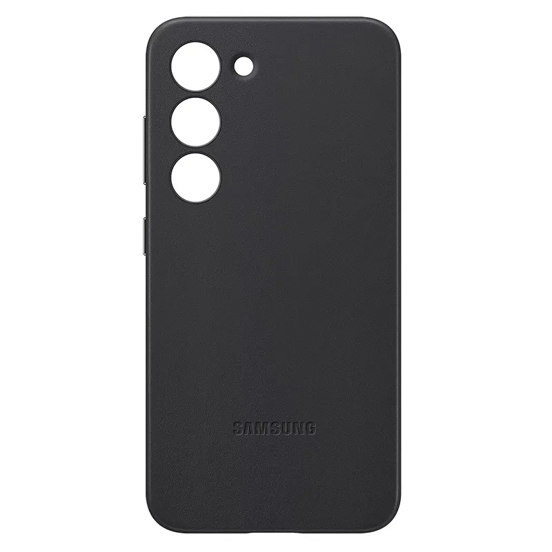 Чехол Samsung Leather Cover for Galaxy S23, Чёрный
