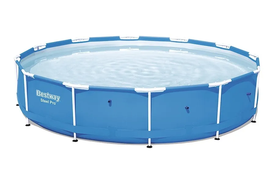 Piscină cu cadru metalic Bestway Steel Pro, 6473L, Albastru, 56706