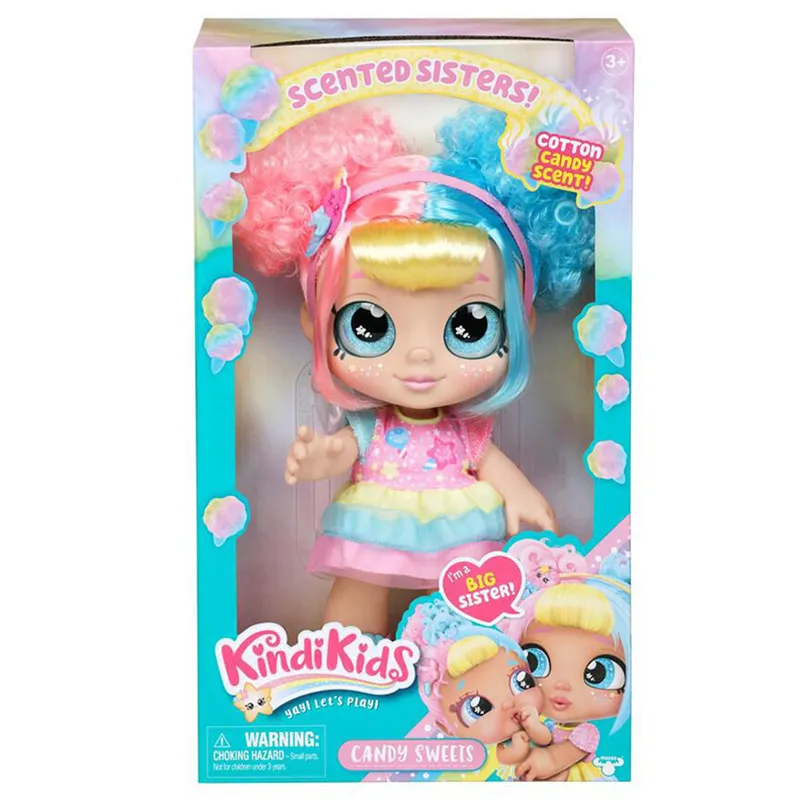 Păpușa KindiKids Candy Sweets S6, Roz Albastru