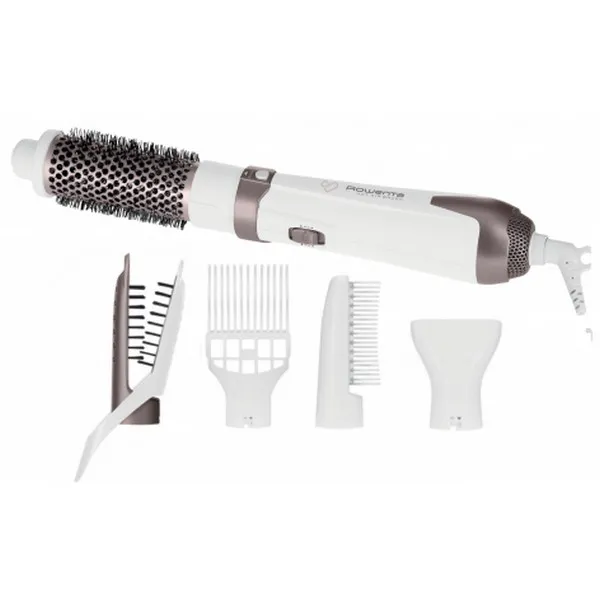 Фен-щётка Rowenta Hot Air Brush CF7830F0, 1200 Вт, Белый
