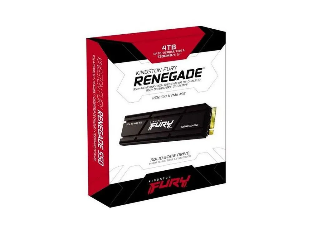 Накопитель SSD Kingston FURY Renegade, 4000Гб, SFYRDK/4000G