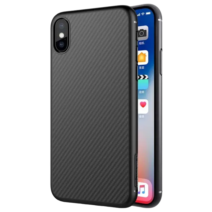 Чехол Nillkin iPhone Xs Max - Synthetic Fiber, Чёрный