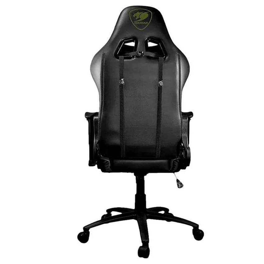 Scaun Gaming Cougar Armor One, PVC Piele, Negru/Verde