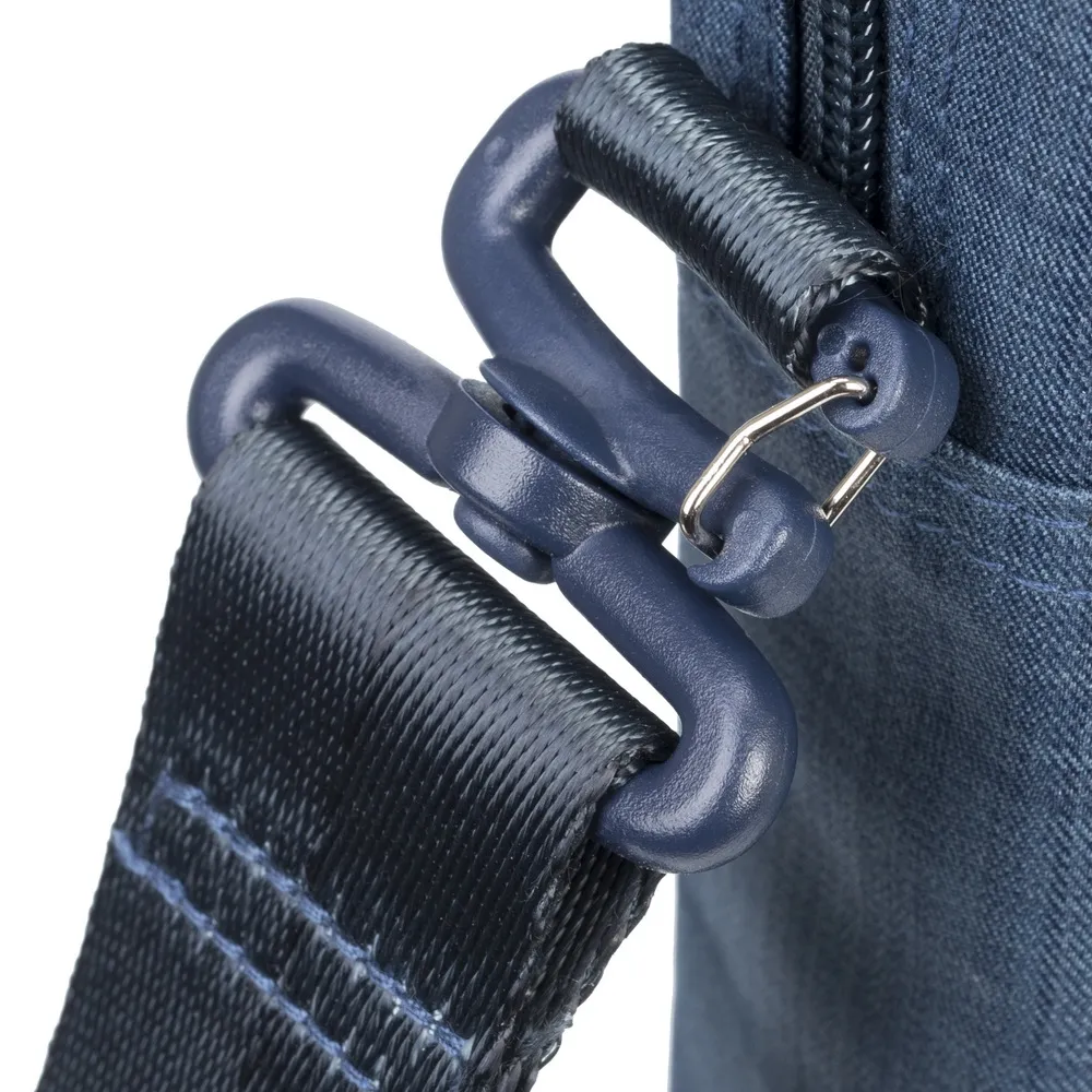 Geantă pentru Laptop RivaCase Biscayne, 15.6", Poliester, Albastru