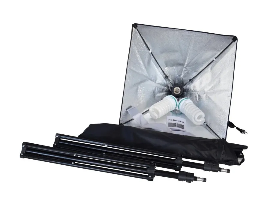Set de fotografie Reflecta VisiLux Steady Light, Negru