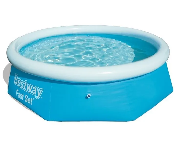 Piscină gonflabilă Bestway Fast Set, 2300L, Albastru/Alb, 57341