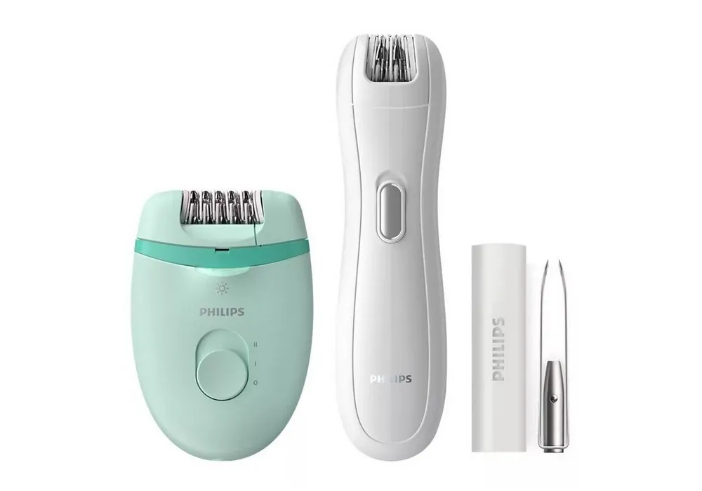 Epilator PHILIPS BRP529/00, Alb/Verde