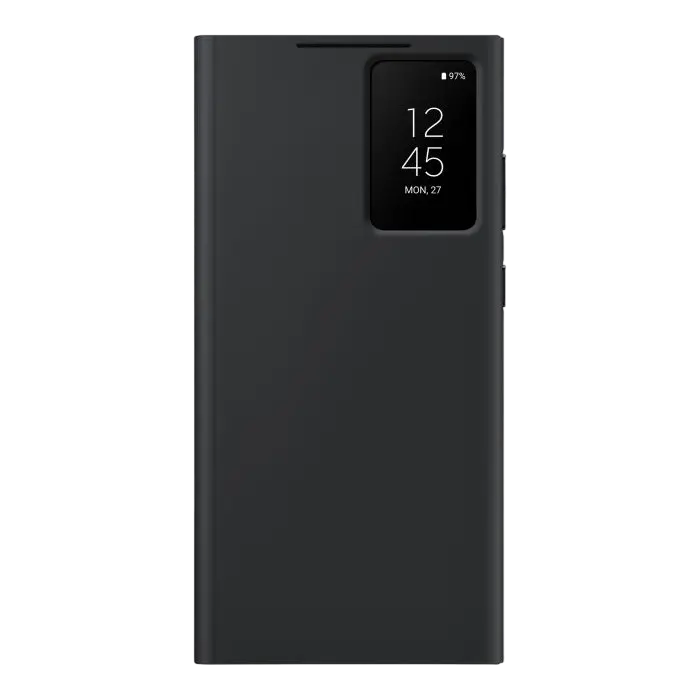 Husă Portmoneu Samsung Smart View for Galaxy S23 Ultra, Negru