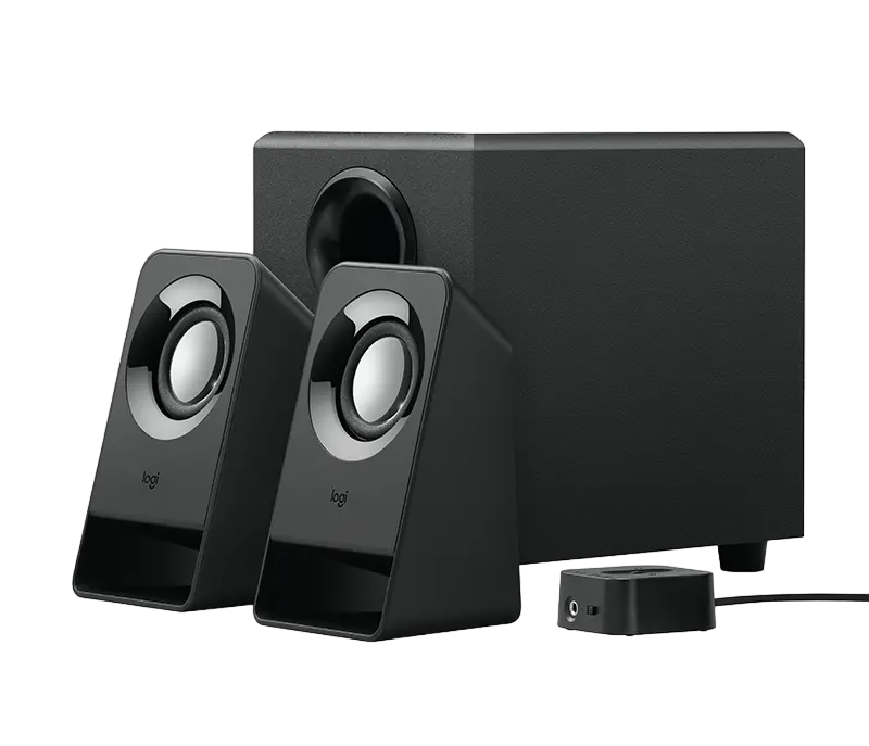 Компьютерные колонки 2.1 Logitech Z213, Чёрный