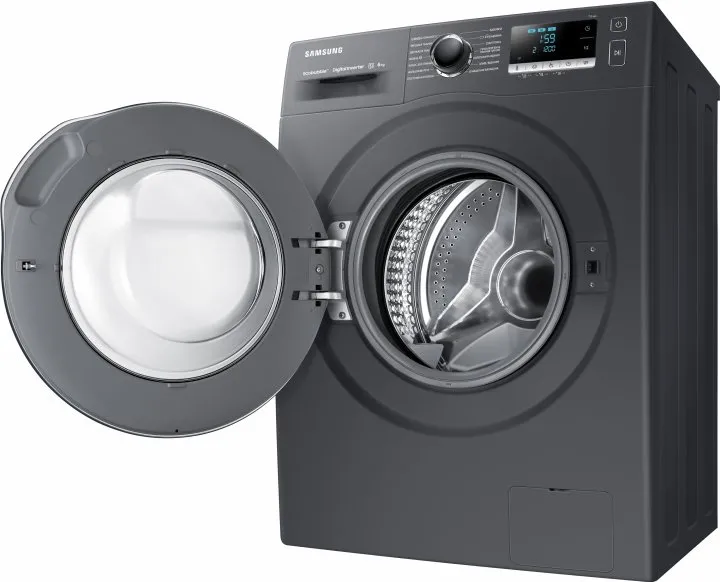 Mașină de spălat Samsung WW80J62E0DX/CE, 8kg, Gri