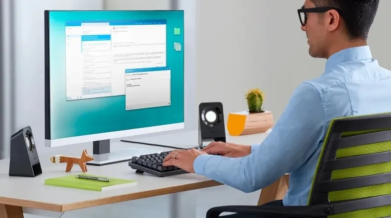 Компьютерные колонки 2.1 Logitech Z213, Чёрный