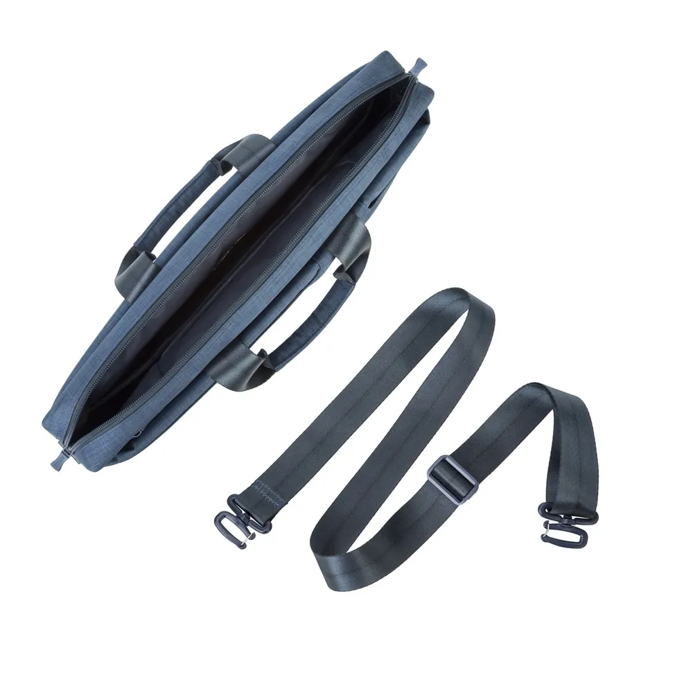 Geantă pentru Laptop RivaCase Biscayne, 15.6", Poliester, Albastru