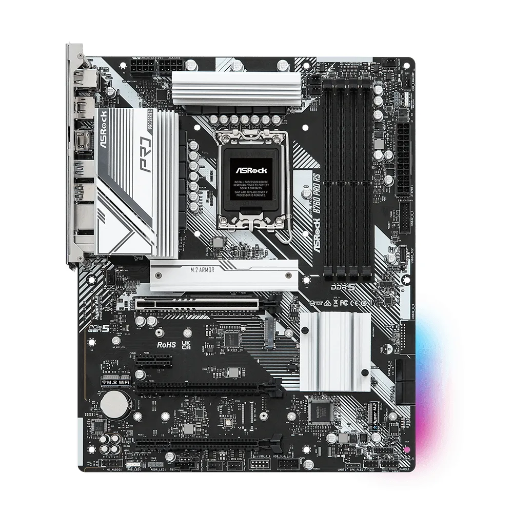 Материнская плата ASRock B760 PRO RS, LGA1700, Intel B760, ATX