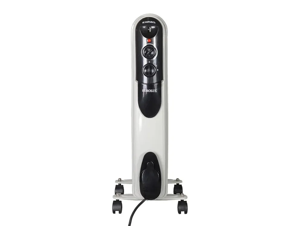 Radiator de ulei Eurolux ОМПТ-7Н (1.5 KW), 1500W, Alb