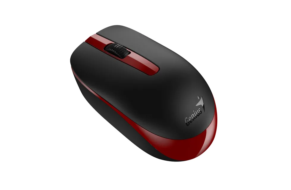 Wireless Mouse Genius NX-7007, Optical, 1200 dpi, 3 buttons, Ambidextrous, BlueEye, 1xAA, Red