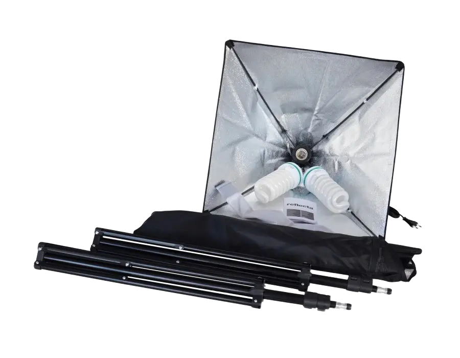 Set de fotografie Reflecta VisiLux Steady Light, Negru
