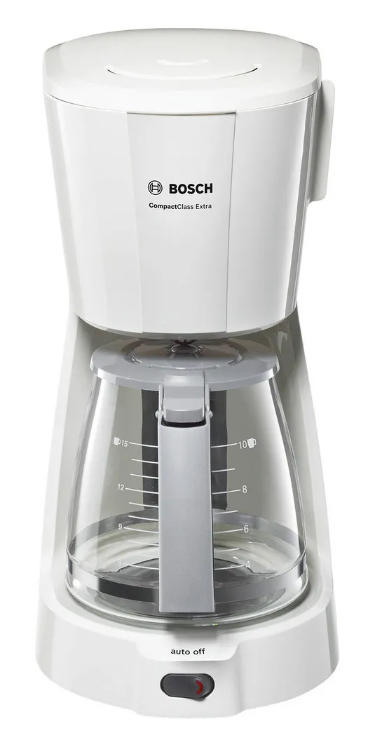 Капельная Кофеварка Bosch CompactClass TKA3A031, 1100Вт, Белый