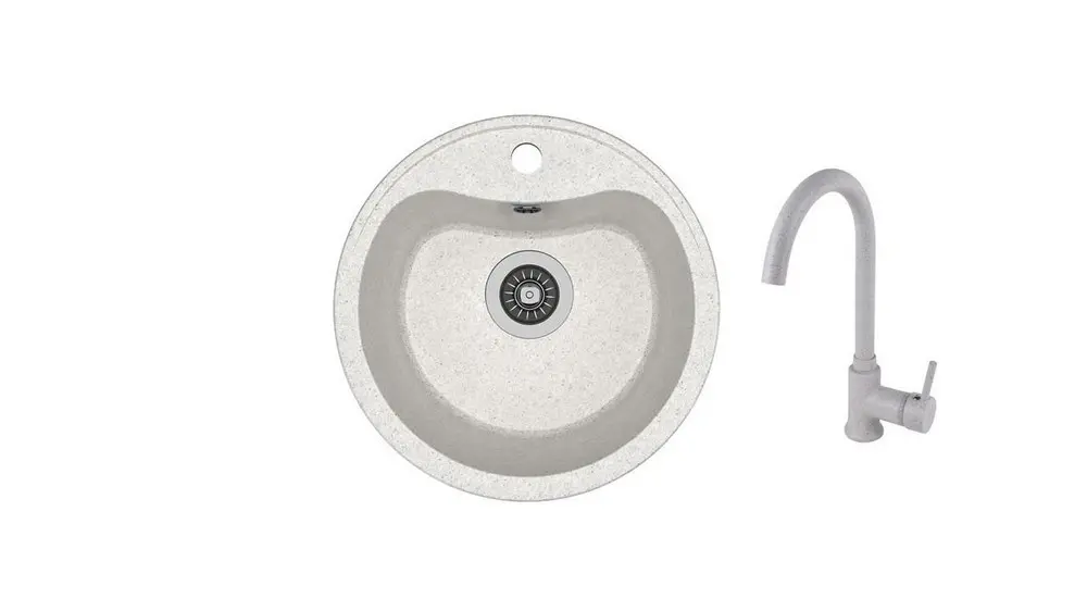 НАБОР мойка Dr Gans DORA + SanDonna F 7073 серый