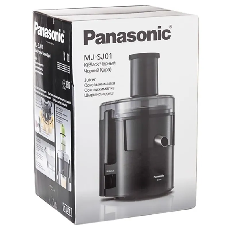 Соковыжималка Panasonic MJ-SJ01KTQ, Чёрный