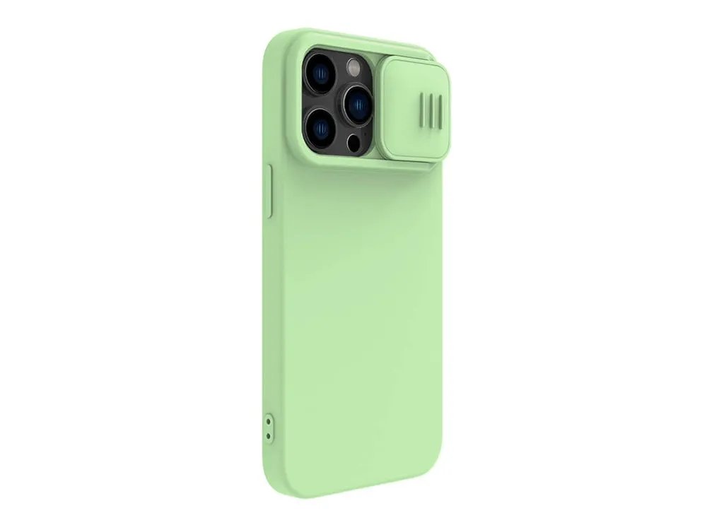Nillkin Apple iPhone 14 Pro Max, CamShield Silky Silicone Case, Mint Green