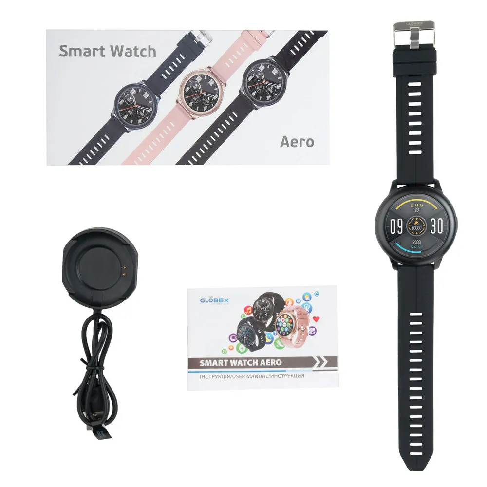 Smart Watch Globex Aero, Black