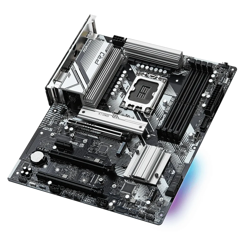Материнская плата ASRock B760 PRO RS, LGA1700, Intel B760, ATX