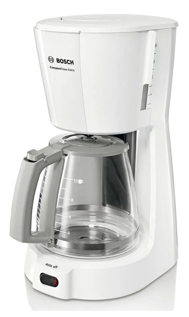 Капельная Кофеварка Bosch CompactClass TKA3A031, 1100Вт, Белый