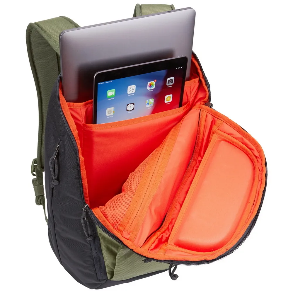 Rucsac pentru Laptop THULE EnRoute, 15.6", Poliester, Verde/Gri