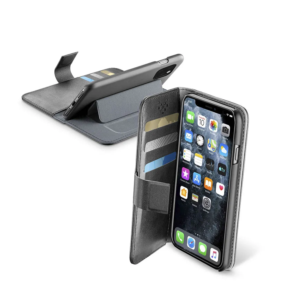 Чехол книжка Cellularline Book Agenda - iPhone 11 Pro, Чёрный