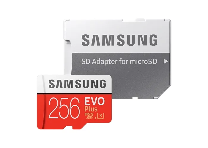 Карта памяти Samsung EVO Plus MicroSD, 256Гб (MB-MC256HA/RU)