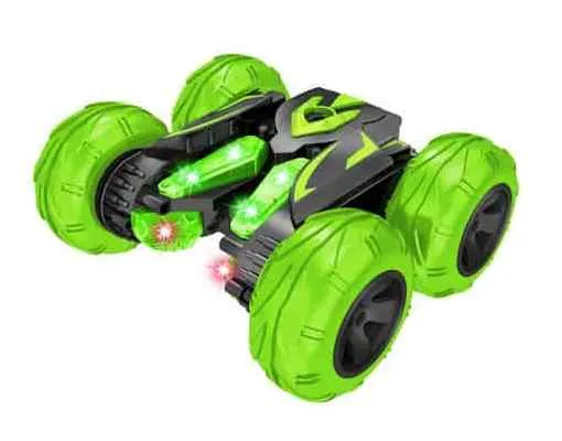 Jucărie cu telecomandă SY Double-Side Stunt Car, --, Verde (SY005)