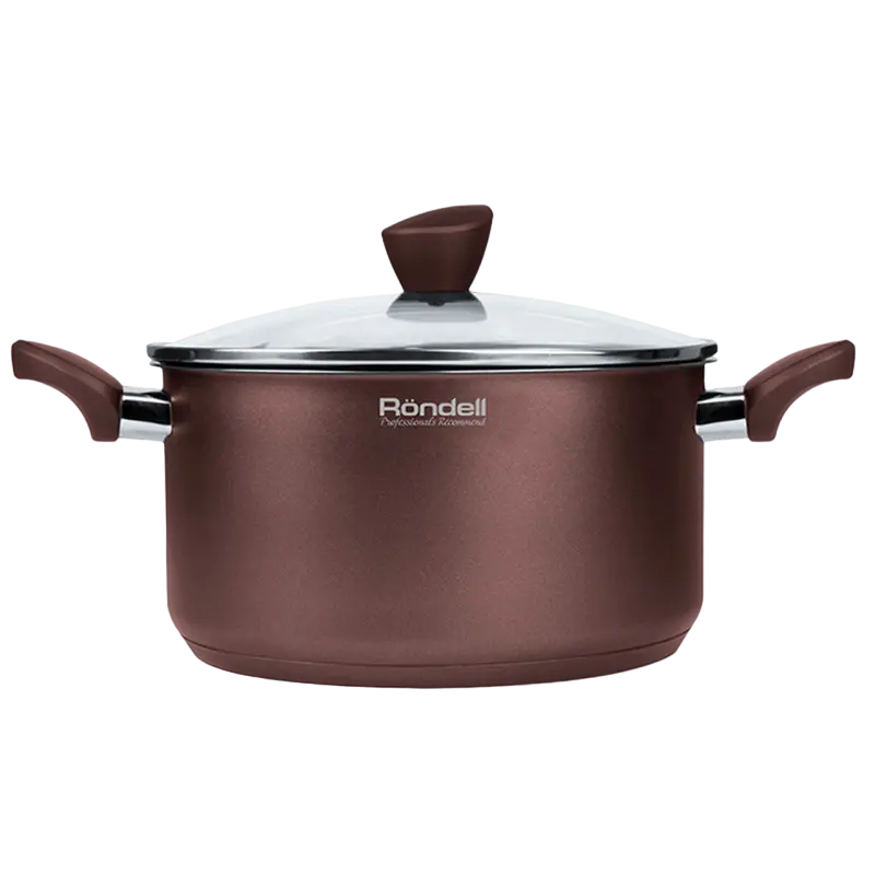 Кастрюля Rondell Flamme, 2л, Коричневый