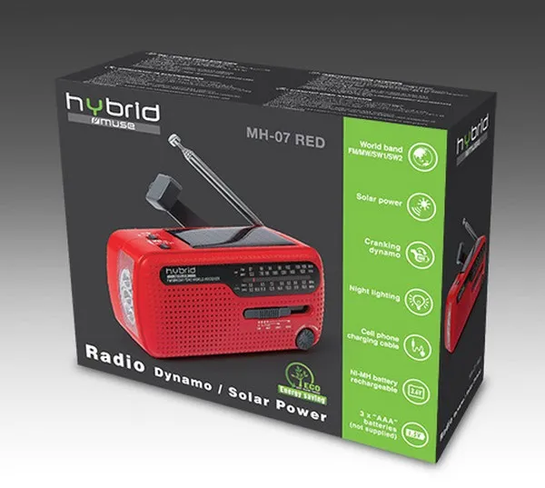 Портативная колонка MUSE MH-07 RED, Красный