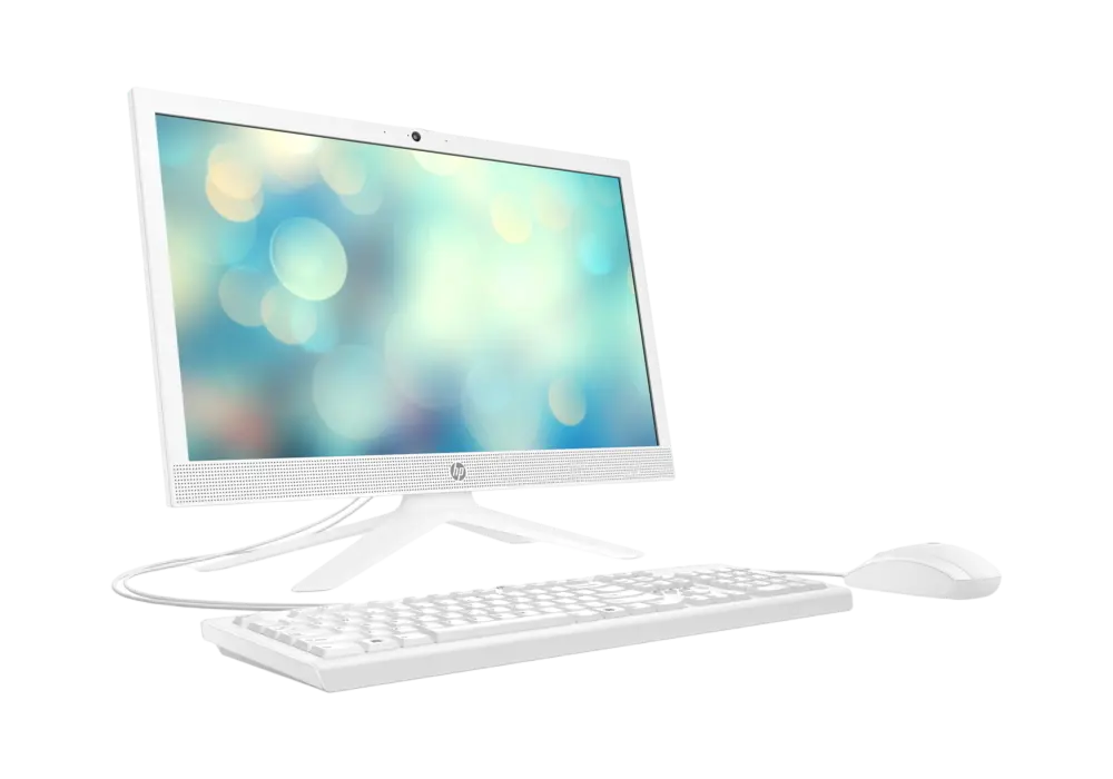 Computer All-in-One HP 21-b0053ur, 20,7", Intel Celeron J4025, 4GB/128GB, FreeDOS, Alb
