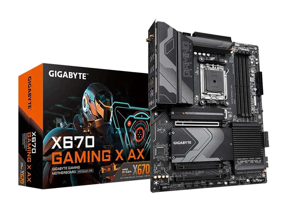 Материнская плата Gigabyte X670 GAMING X AX, AM5, AMD X670, ATX
