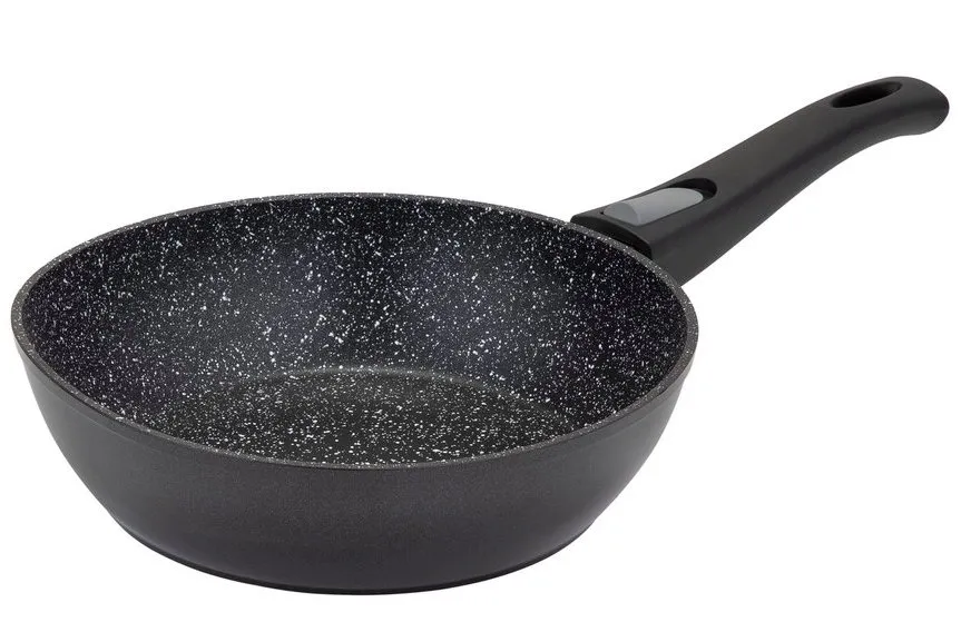 Сковорода глубокая RESTO 93014, 28см, Чёрный