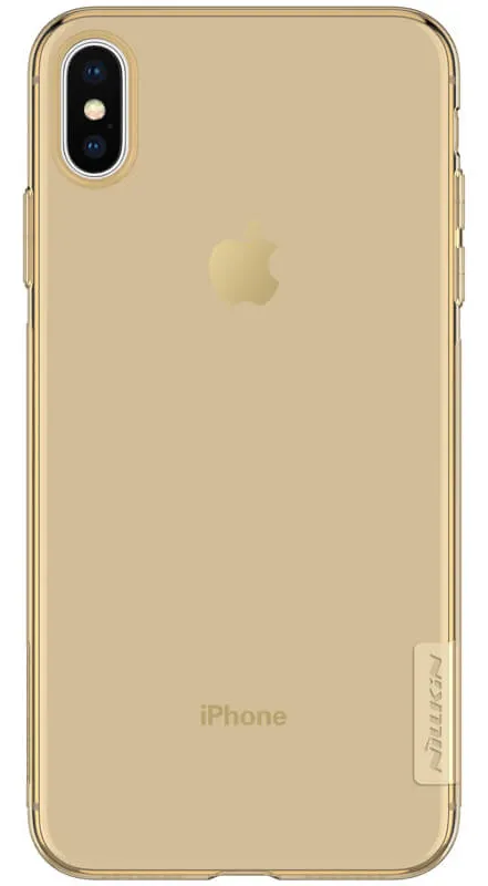 Чехол Nillkin iPhone XS Max - Ultra thin TPU - Nature, Коричневый