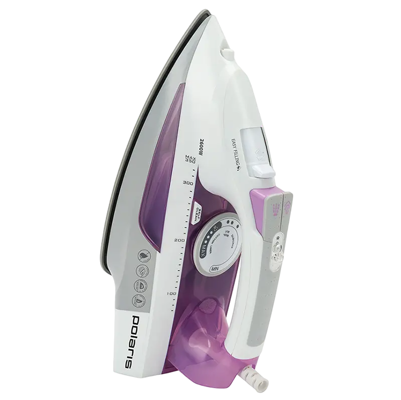 Fier de călcat Polaris PIR2685AK, 2600W, Violet | Alb