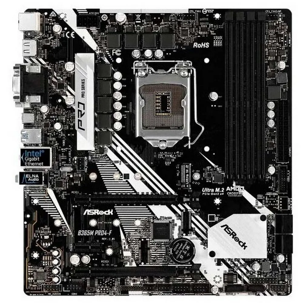 Материнская плата ASRock B365M PRO4-F, LGA1151, Intel B365, Micro-ATX