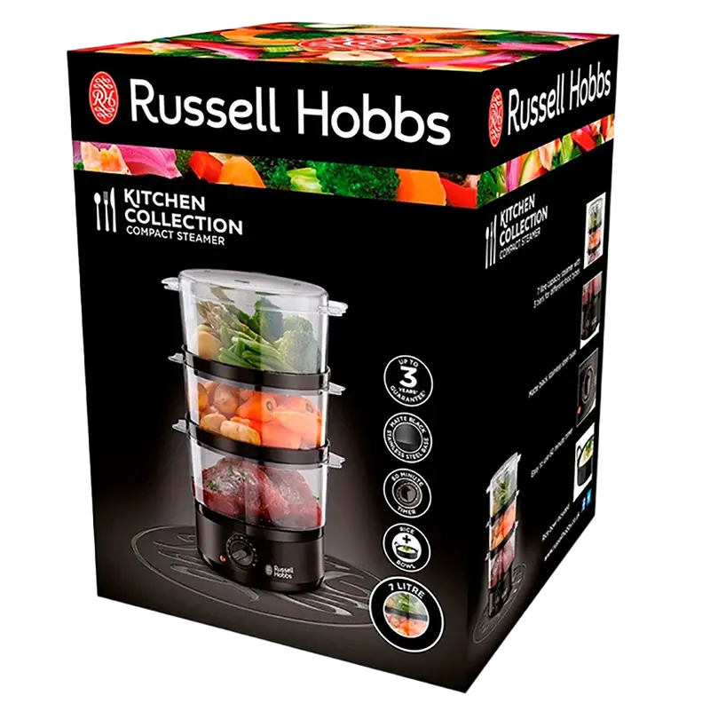 Пароварка Russell Hobbs 26530-56, Чёрный