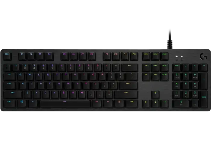 Клавиатура Logitech G512, Проводное, Чёрный